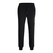 JACK & JONES Hlače JPSTGORDON temno rumena/črna/bela