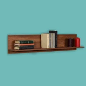 Hanah Home Zidna polica Raf-11-Oo-1, 120x25x20 cm, Braon