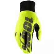 Motokros rukavice 100% HYDROMATIC neonsko žute