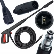 Rosfix Powerjet VARIO 8M Clickconnect – Pištola Z Nastavljivo Šobo | 8 M Cev, Hitro Spojka, Za Bosch, AR, Black&Decker, Michelin, (5000223008)