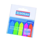 Donau Samolepilni plastični zaznamki v obliki puščice 12 x 45 mm - neonske barve