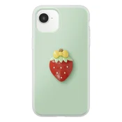 AVIZAR Ovitek za iPhone 17e s 3D motivom jagode in dvignjenim robom, Zelena, (5000274923)