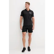 Polo EA7 Emporio Armani moški, črna barva
