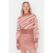 Ženski džemper Trendyol Zebra Patterned