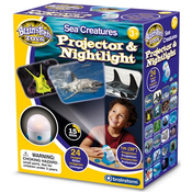 Didakticka igracka Brainstorm - Projektor i nocna lampa, morski svijet