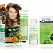 Garnier Color Naturals trajna barva za lase z negovalnimi olji 40 ml Odtenek 5 natural light brown za ženske