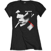 David Bowie X Smoke Red Black L Ženske Majica