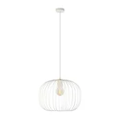 Luster na lanku OVELLA 1xE27/15W/230V precnik 46 cm krem