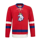 Moški pulover CCM FLAG VINTAGE SWEATER TEAM CZECH Red XL
