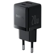 BASEUS Palm Fast Charger 20W crno