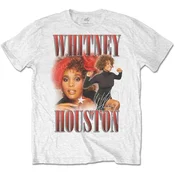 Whitney Houston 90s Homage White L Majica