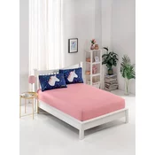 Aberto Design Set caršaf i 2 jastucenice Magic Unicorn, 160x200+20 cm , Teget-roze