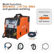 Varilni aparat FireMIG 200 ECO IGBT inverter MIG/MAG/MMA/Flux Cored/Lift TIG - 1fazni