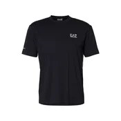 EA7 Emporio Armani Majica črna / bela