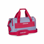 Sportska/putna torba, 30L, Rivacase 5235 Mercantour, siva-crvena