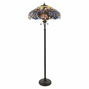 Endon 64323 - Podna lampa Tiffany SULLIVAN 2xE27/60W/230V precnik 56 cm