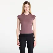 Majica Nike Sportswear Chill Knit Womens Tight Short-Sleeve Ribbed Top Tattoo/ Sail M