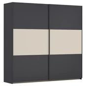 Rauch Möbel OMARA Z DRSNIMI VRATI, siva, barve aluminija, barve šampanjca