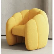 Casa Padrino luxury designer armchair orange 75 x 70 x H. 75 cm - Living room armchair - Living Room Furniture - Hotel Furniture - Luxury Quality - Made in Italy