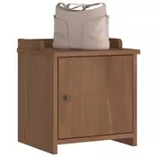 Vidaxl vidaXL Klop za hodnik SANDNES 45x40x50 cm masivni borov les
