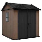 Keter Baštenska kucica Newton Plus Wide 7x7.5, 224x230x246cm, Braon