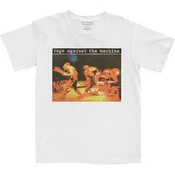 Rage Against The Machine Anger Is A Gift (Back Print) White L Majica