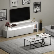 Hanah Home Set TV Komoda i klub sto Beli