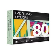 Papir barvni a4 fabriano colore pastelne barve 80gr FABRIANO - SV.ZELENA