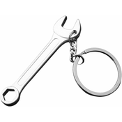 CAR 888 ACCESSORIES Privezak Za Kljuceve ,Kljuc Okasto-Viljuškasti, Srebrni