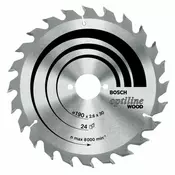 Bosch List kružne pile Optiline Wood, 180 x 30/20 x 2,6 mm, 36 Bosch 2608640609 promjer: 180 x 30/20 mm debljina: 2.6 mm