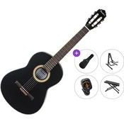 Pasadena PC-100 Premium SET 4/4 Black Klasična kitara