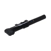 XLC teleskopska mini pumpa Alpha II PU-T01, 7 bar crna plastika 225 mm dvostruka glava