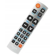 Blow Univerzalni daljinski upravljalnik za TV RC-04 za starejše in otroke. Veliki gumbi.