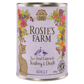 Varčno pakiranje Rosies Farm Adult 12x400 g - Puran & raca