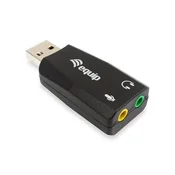 Audio adapter, 3,5 mm priključak-USB pretvarač, EQUIP Life 245320