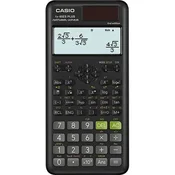 CAI CASIO FX-85ESPLUS-2 B CALCULATOR SCIENTIFIC 252 FUNCTIONS 77X162MM, CARDBOARD BOX, BLACK