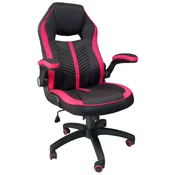 Stolica radna Bullet GC tkanina crveno-crna