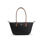 Ročna torba Tommy Hilfiger Popette East West Tote AW0AW19211 Črna