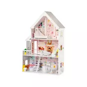 Eco Toys Drvena kućica za lutke XXL 4127