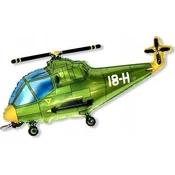 Flexmetal 24 FX folija balon - Helikopter (zelen)