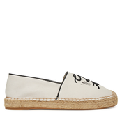 Karl Lagerfeld Espadrile črna/bela