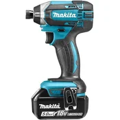 Makita Makita DTD152RTJ Akumulatorski udarni vijačnik, 18V, 5Ah, 2 akumulatorja, polnilec