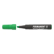 Permanentni marker, 1-4 mm, poševna konica, ICO Permanent 12, zelen