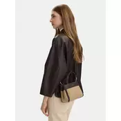 Ročna torba Calvin Klein Ck Canvas Mini Tote Crossbody LV04F3504G Rjava