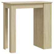 Vidaxl Barska miza s policami sonoma hrast 102x50x103,5 cm inž. les