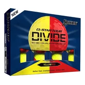 Golf žogice Srixon Q-Star Tour Divide Yellow/Red
