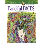 Creative Haven Fanciful Faces Coloring Book