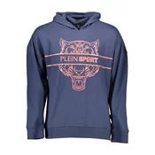 PLEIN SPORT SWEATSHIRT WITHOUT ZIP MEN BLUE