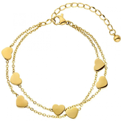 Zapestnica Loving Heart - Zlata KP34175