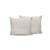 Set jastucica od krem pamucne ranforce tkanine (2 komada)